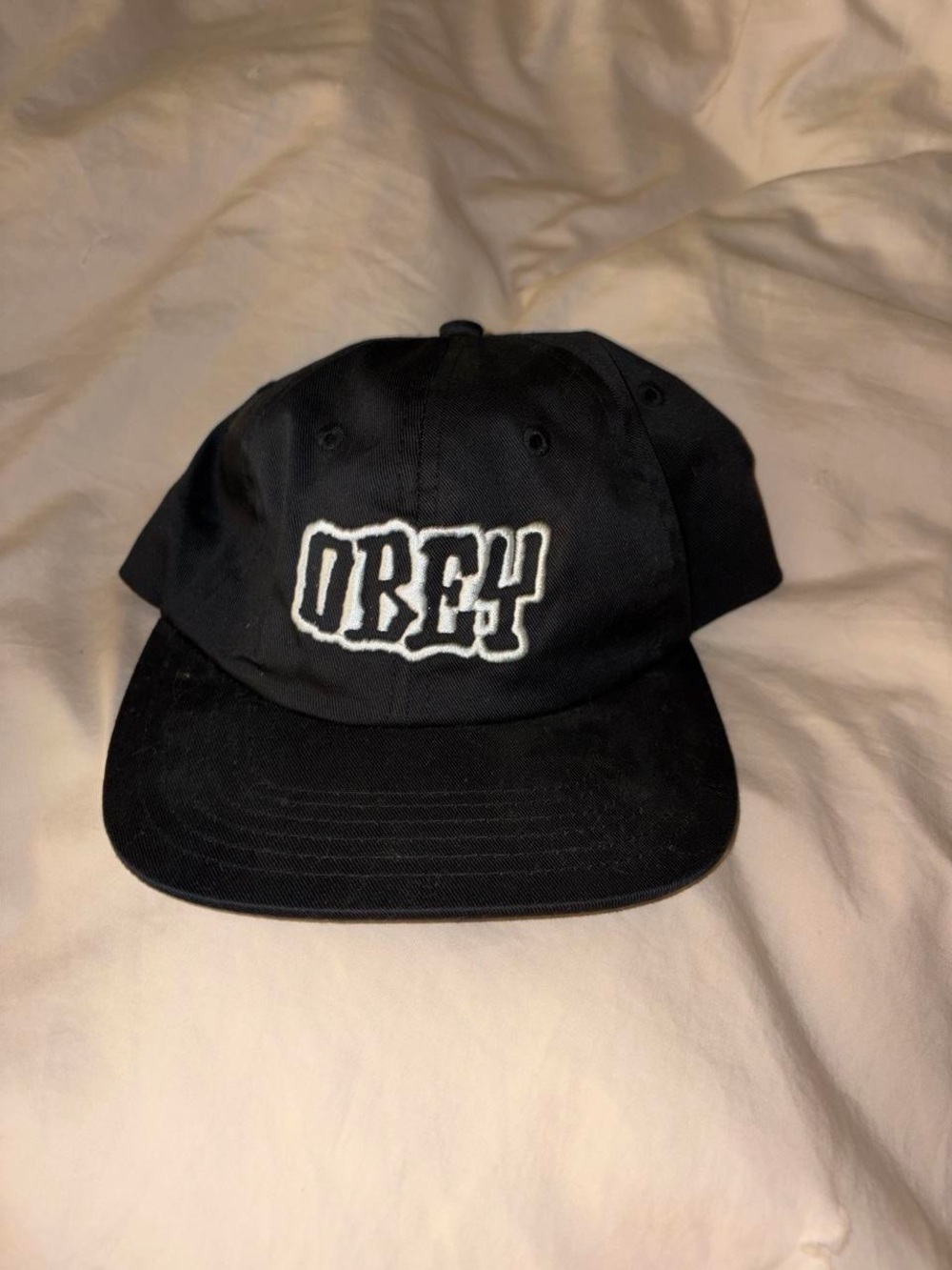 Obey Black Embroidered Patch Snapback
Hat